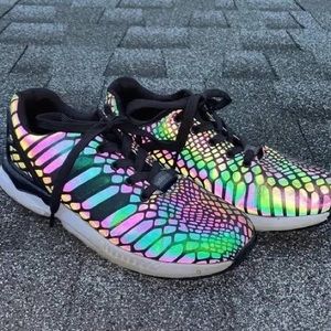 LAST CHANCE - adidas zx flux reflective sneakers